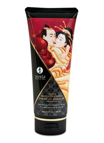 Crème hydratante de massage fraise vin pétillant 200ml - CC814108